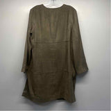 J.Jill Women's Size M Brown Solid Overcoat Coat