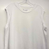 Frank & Eileen Est 1947 Size Xl Women's White Solid T-Shirt Dress