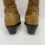 Tommy Size 6 Women's Tan-Multi Beaded Western Boots