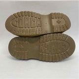 Coach Size 7 Women's Brown Signature Shearling Shoes