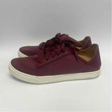 OluKai Size 7.5 Women's Burgundy Solid Lace Up Sneakers