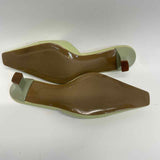 Gianni Bini Size 7 Women's Lime Solid Mules Shoes