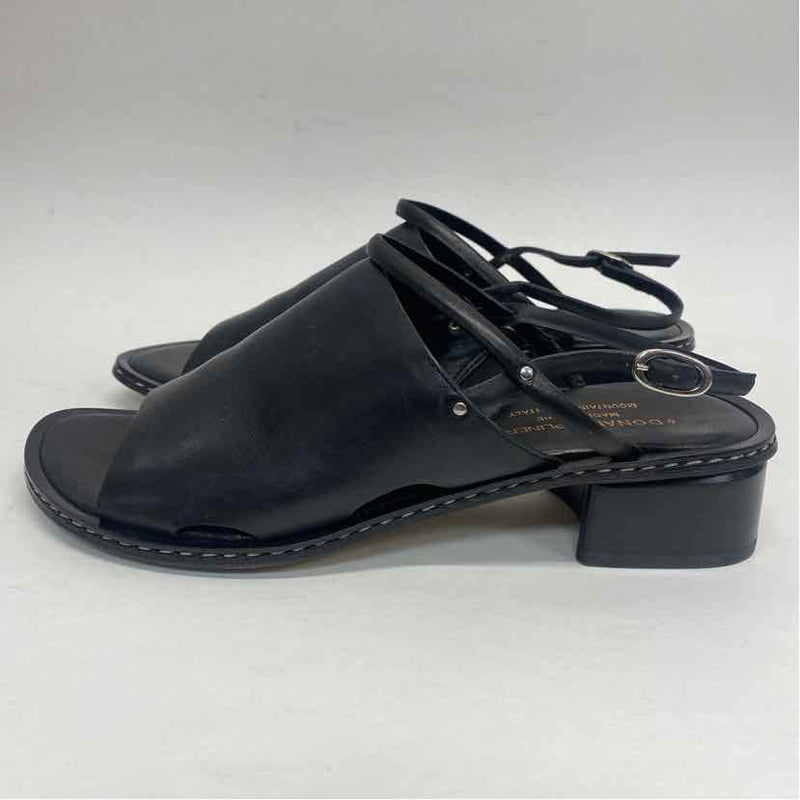 Donald J Pliner Size 8 Women's Black Cut Out Slingback Heels