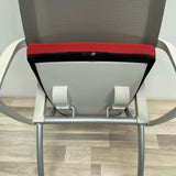 AMQ Office Red-Gray Chair