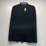 Eileen Fisher Women's Size XS Black Solid Single Button Jacket