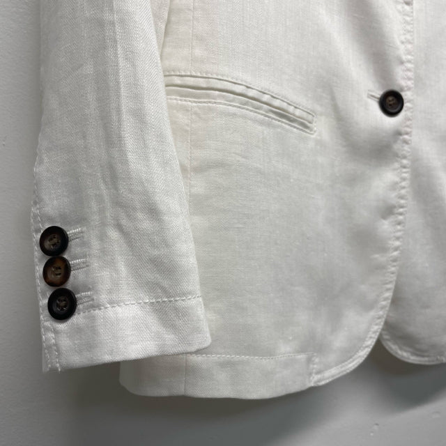 J.Crew Women's Size 00 White Solid Blazer Jacket