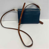 Dooney & Bourke Teal Pebbled Leather Crossbody Handbag