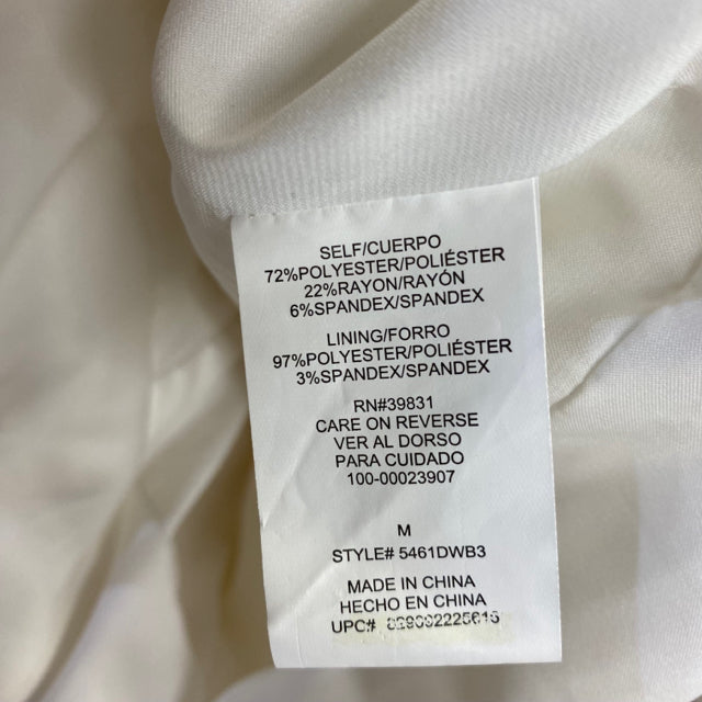 XOXO Women's Size M White Solid Zip Up Vest