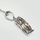 Champagne Sterling Silver Necklace