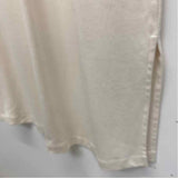 AYR Size L-XL Women's Offwhite Solid Maxi Dress