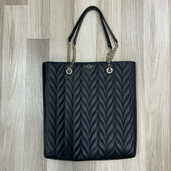 Kate Spade Black Quilted Tote Handbag