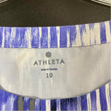 Athleta Size 10-M Women's Blue Pattern Sheath Dress