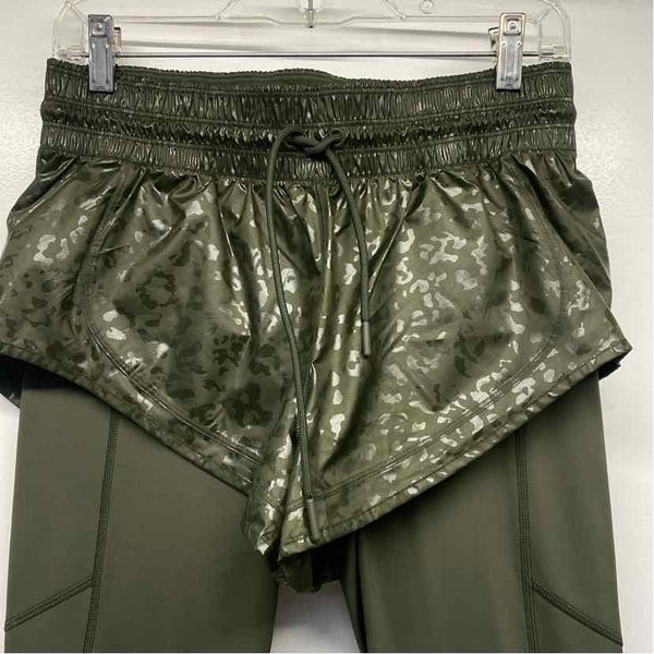 Athleta Size S Women's Green Solid Leggings Activewear Pants