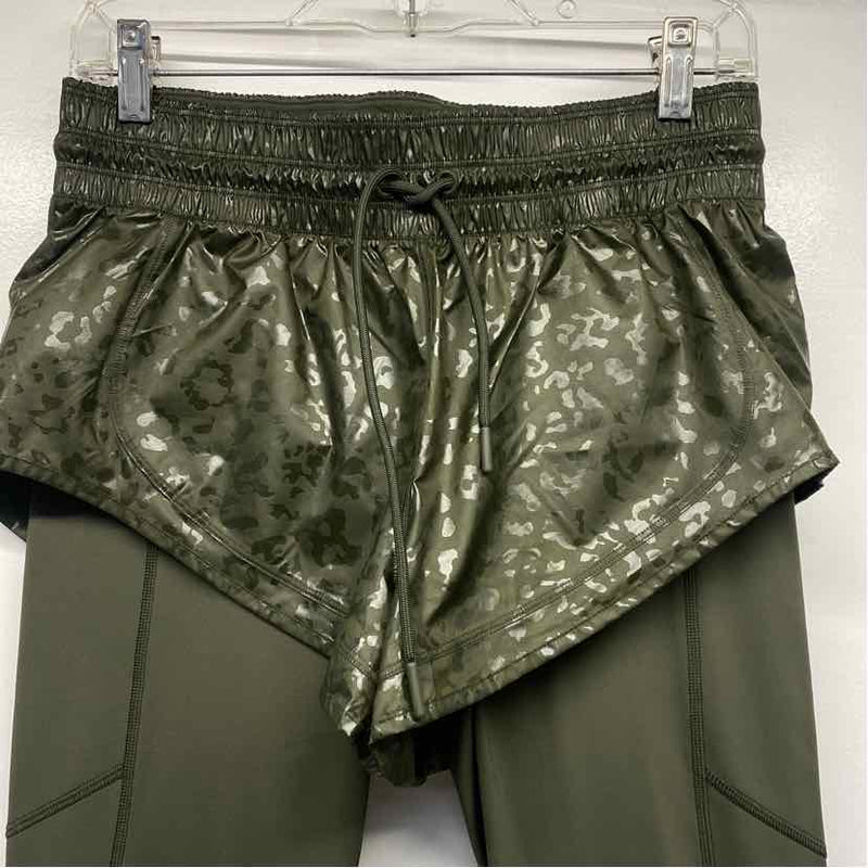 Athleta Size S Women's Green Solid Leggings Activewear Pants