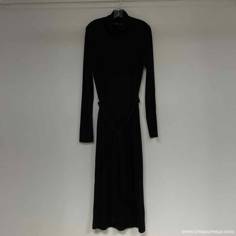 Polo Ralph Lauren Size Xl Women's Black Solid Dress