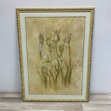 Framed print by Chery Blum - Long steam Tulips - Lovely