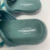 Merrell Size 8 Women's Green Pattern Camel Toe Sandals
