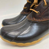 Sperry Top-Sider Size 8 Women's Brown Solid Lace Up Booties