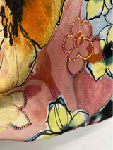 Chico's Size 2-L Women's Multicolor Pattern Fit And Flare Dress