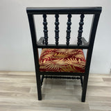 Black-Red Wood Chair