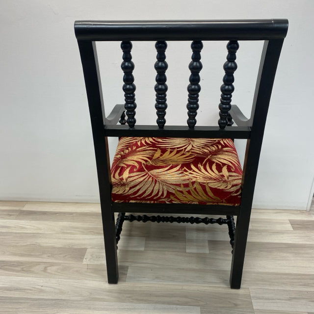 Black-Red Wood Chair