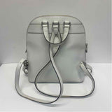 Michael Kors White Pebbled Leather Backpack Handbag