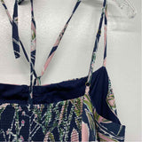 Vineyard Vines Size Xl Women's Blue-Pink Pattern Maxi Dress