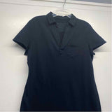 Frank & Eileen Est 1947 Size Xl Women's Black Solid T-Shirt Dress