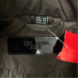 Un Jour Ailleurs Women's Size L Brown Solid Long Coat