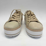 Donald J Pliner Size 8 Women's Gold Shimmer Platform Sneakers