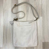 The Sak OffWhite Pebbled Leather Crossbody Handbag
