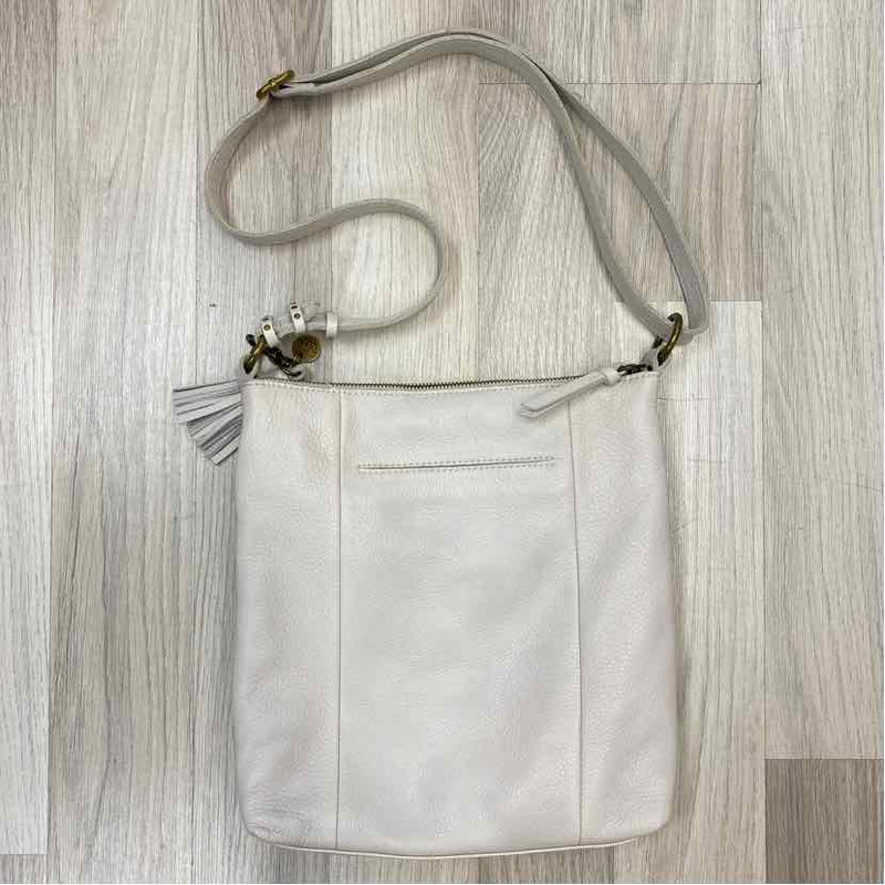 The Sak OffWhite Pebbled Leather Crossbody Handbag