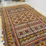 Yellow-Multicolor Wool Rug