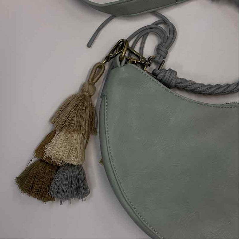 Urban Originals Anthropologie Mint Faux Leather Pebbled Crossbody Handbag