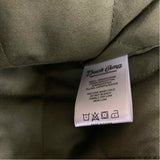 Duck Camp Women's Size M Green Solid Military Jacket