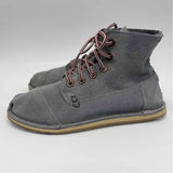 Toms Size 6 Women's Gray Solid Lace Up Booties
