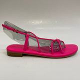 Anthropologie Size 6 Women's Hot Pink Solid Strappy Sandals