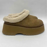 Coach Size 7 Women's Brown Signature Shearling Shoes