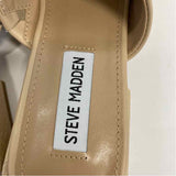 Steve Madden Size 7 Women's Beige Solid Slide Sandals