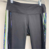 Athleta Size XS Women's Black-Multi Stripe Leggings Activewear Pants