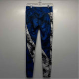 Puma Size M Women's Blue-Multi Patchwork Leggings Activewear Pants