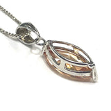 Champagne Sterling Silver Necklace