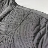 Chico's Women's Size 0-S Gray Quilted Zip Up Jacket