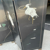 Oriental Black-Multi Wood Room Divider