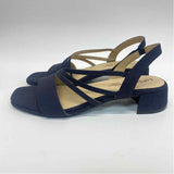Life Stride Size 8 Women's Navy Solid Strappy Sandals