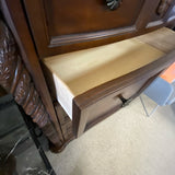 Walter of Wabash Brown Wood 5 Drawer Chest of Drawers