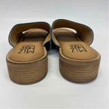 Miz Mooz Size 37-6 Women's Blue Solid Slip On Sandals