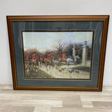 Setting Out - Heywood Hardy - Equestrian scene riders in red coats wall decor