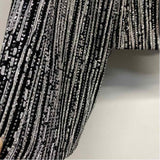 Alex Evenings Size 12-L Women's Black-Silver Shimmer 2 Piece Dress