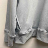 Allwear Size 4-XL Women's Light Blue Solid Zip Up/Hoodie Activewear Top